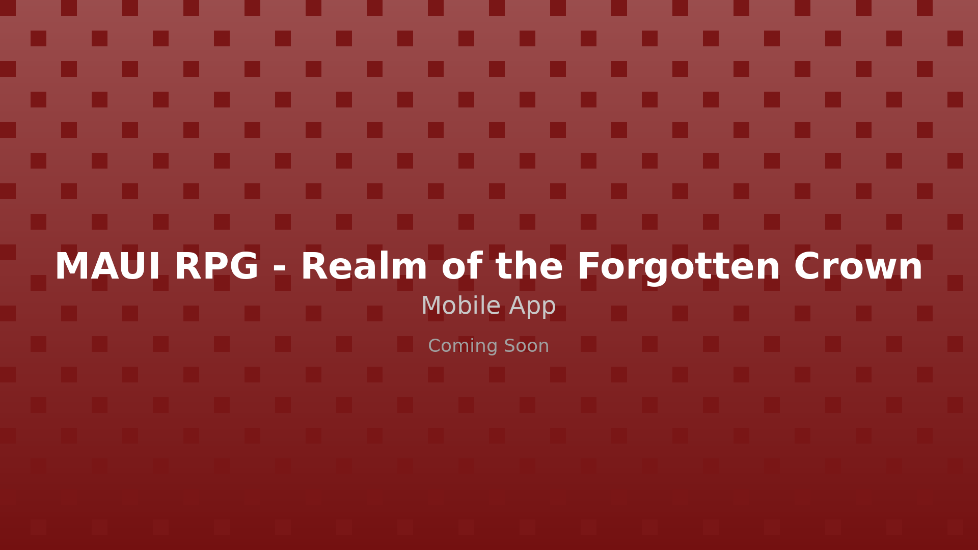 MAUI RPG Game Screenshot
