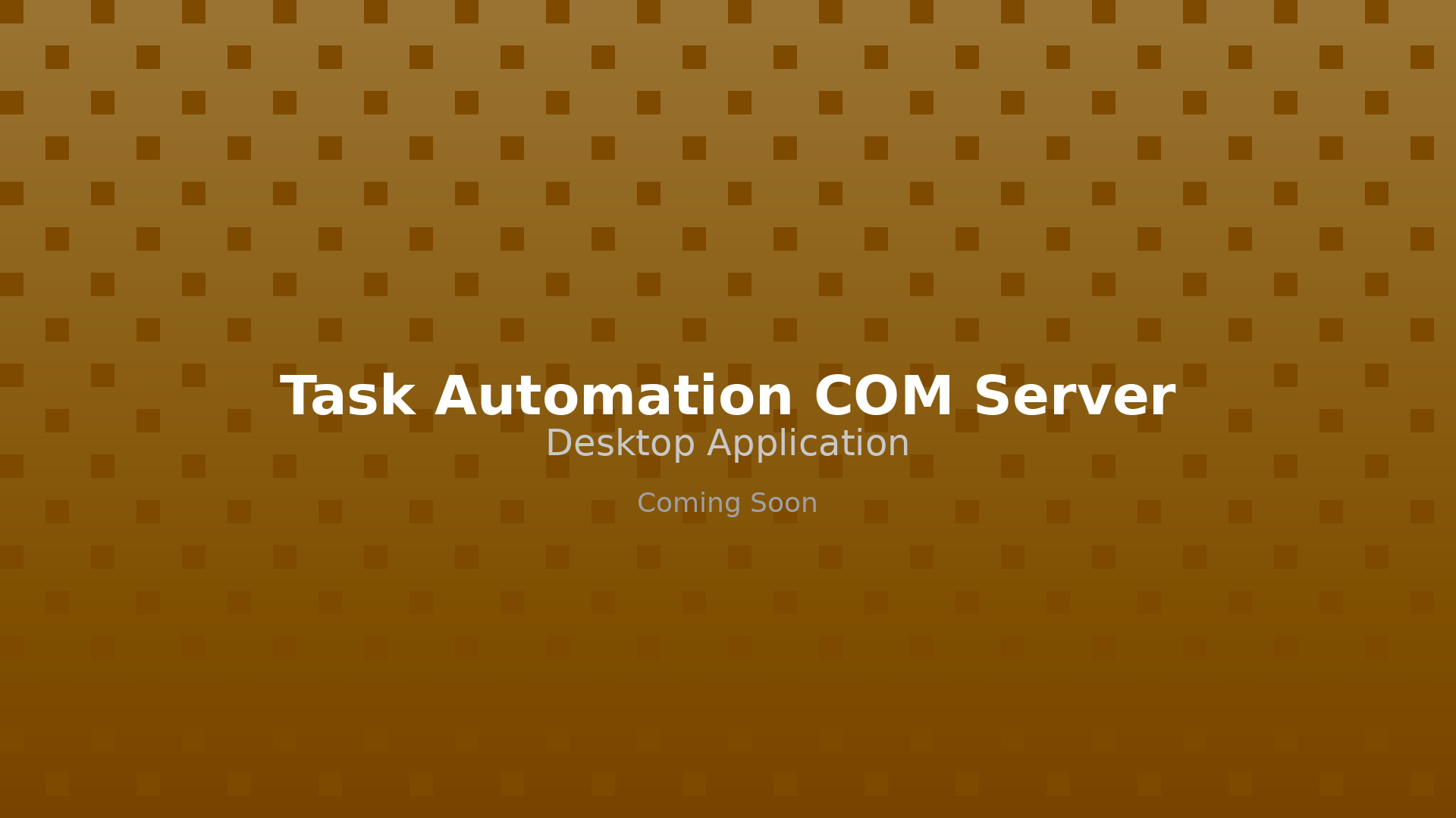 Taskautomationcomserver Application Screenshot